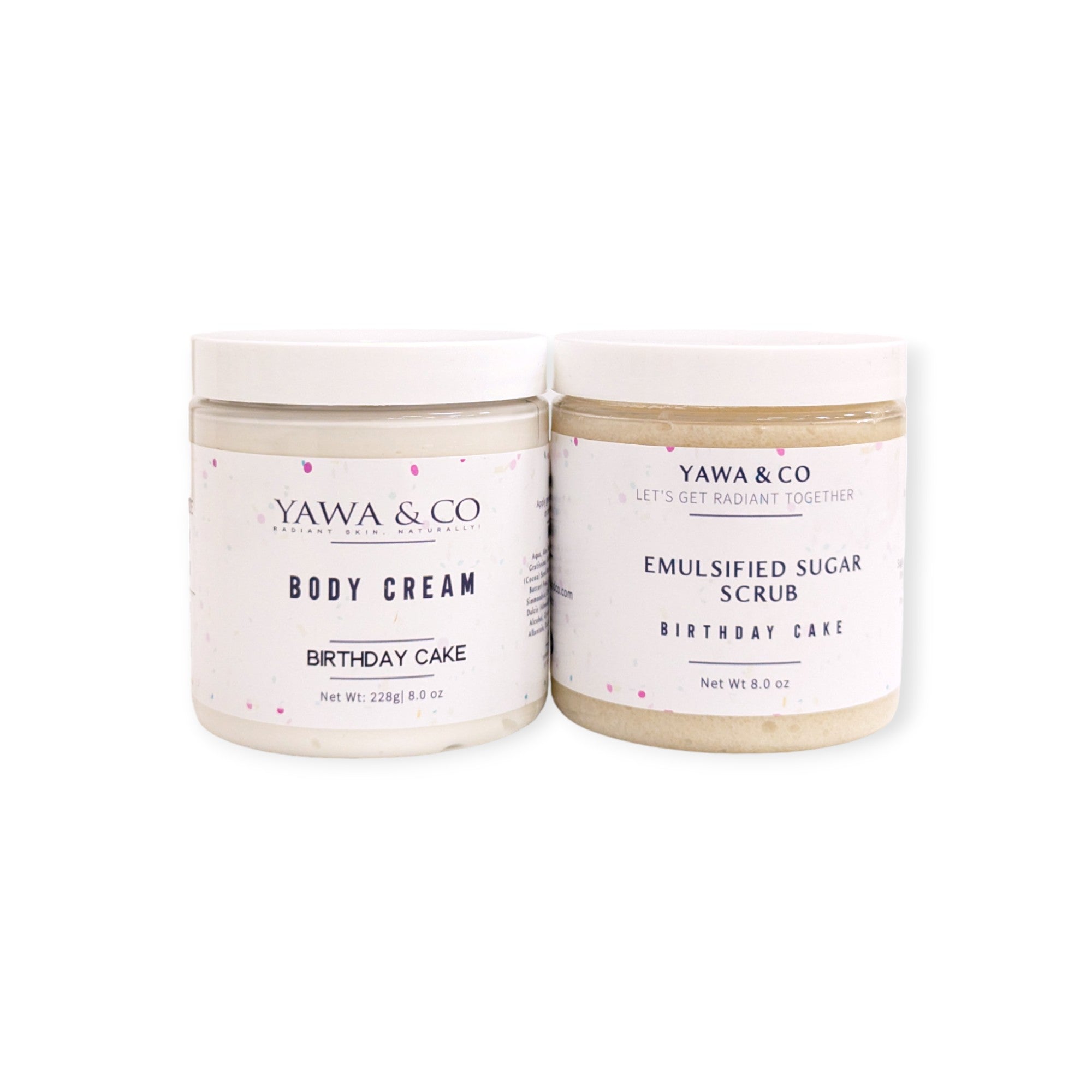 Emulsified Birthday Cake Sugar Scrub