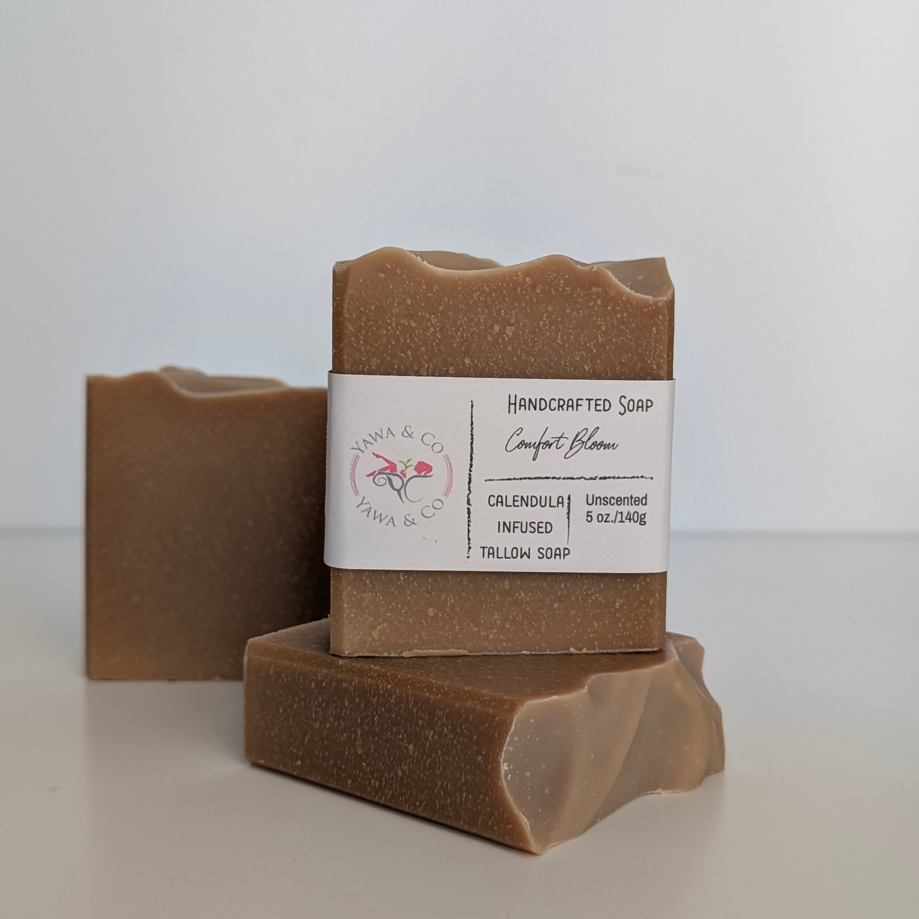 Comfort Bloom – Calendula & Tallow Soap for Dry, Sensitive Skin