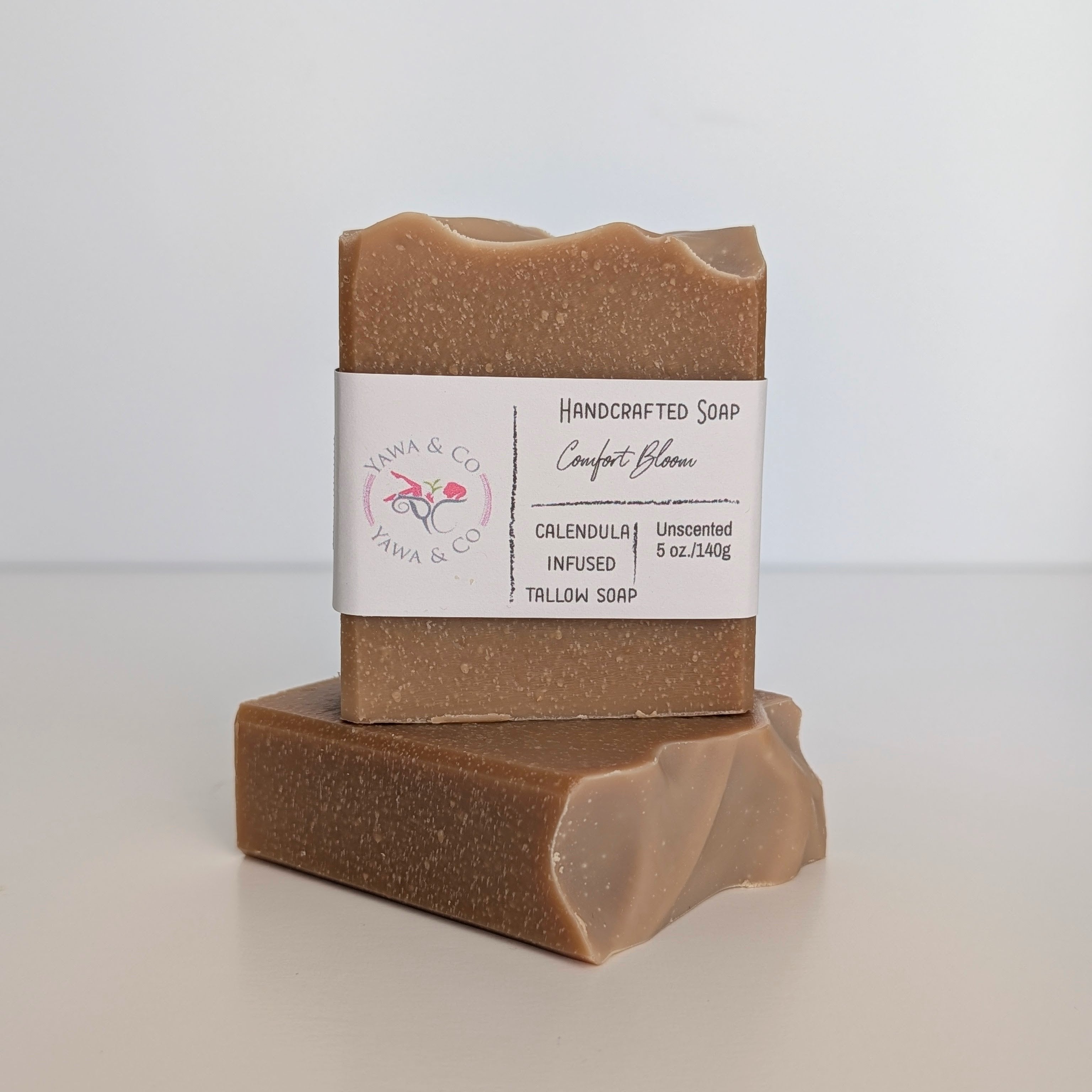 Comfort Bloom – Calendula & Tallow Soap for Dry, Sensitive Skin