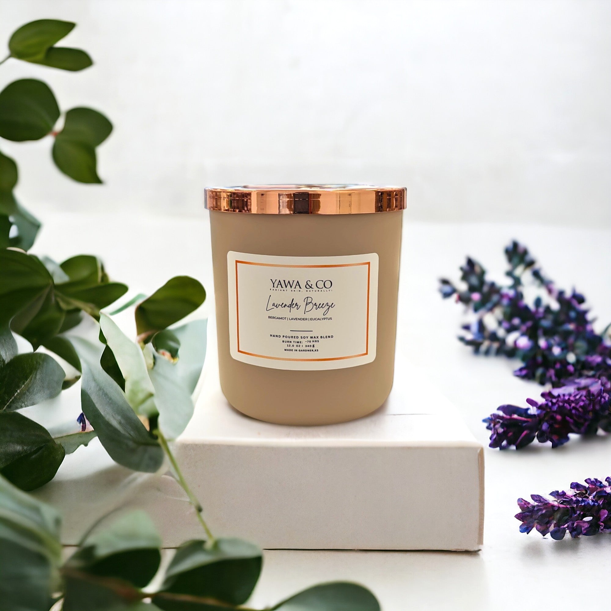 Lavender Breeze | Wooden Wick Candle