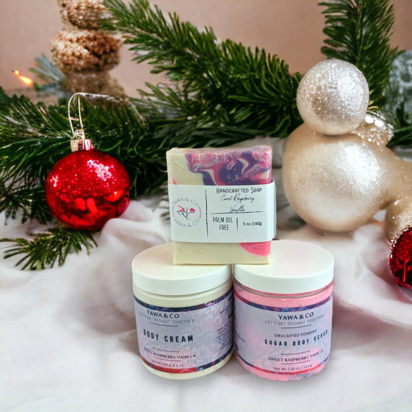 Sweet Raspberry Vanilla gift set