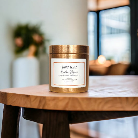 Bourbon Elegance | Wooden Wick Candle