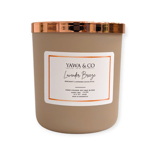 Lavender Breeze | Wooden Wick Candle