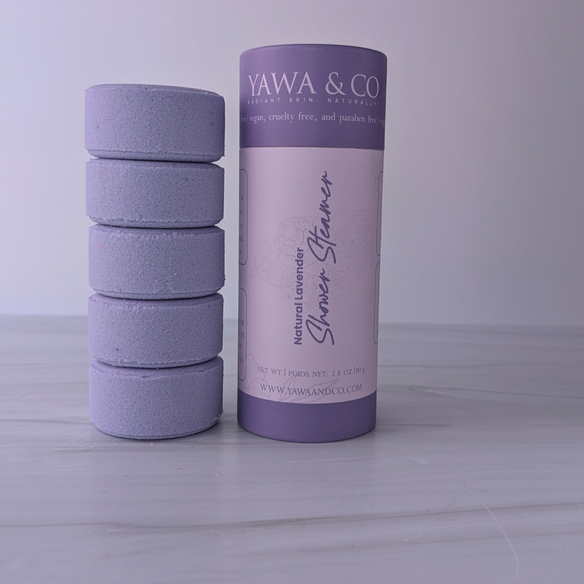 Lavender Shower Steamer Pack | Relaxing Aromatherapy | Yawa & Co