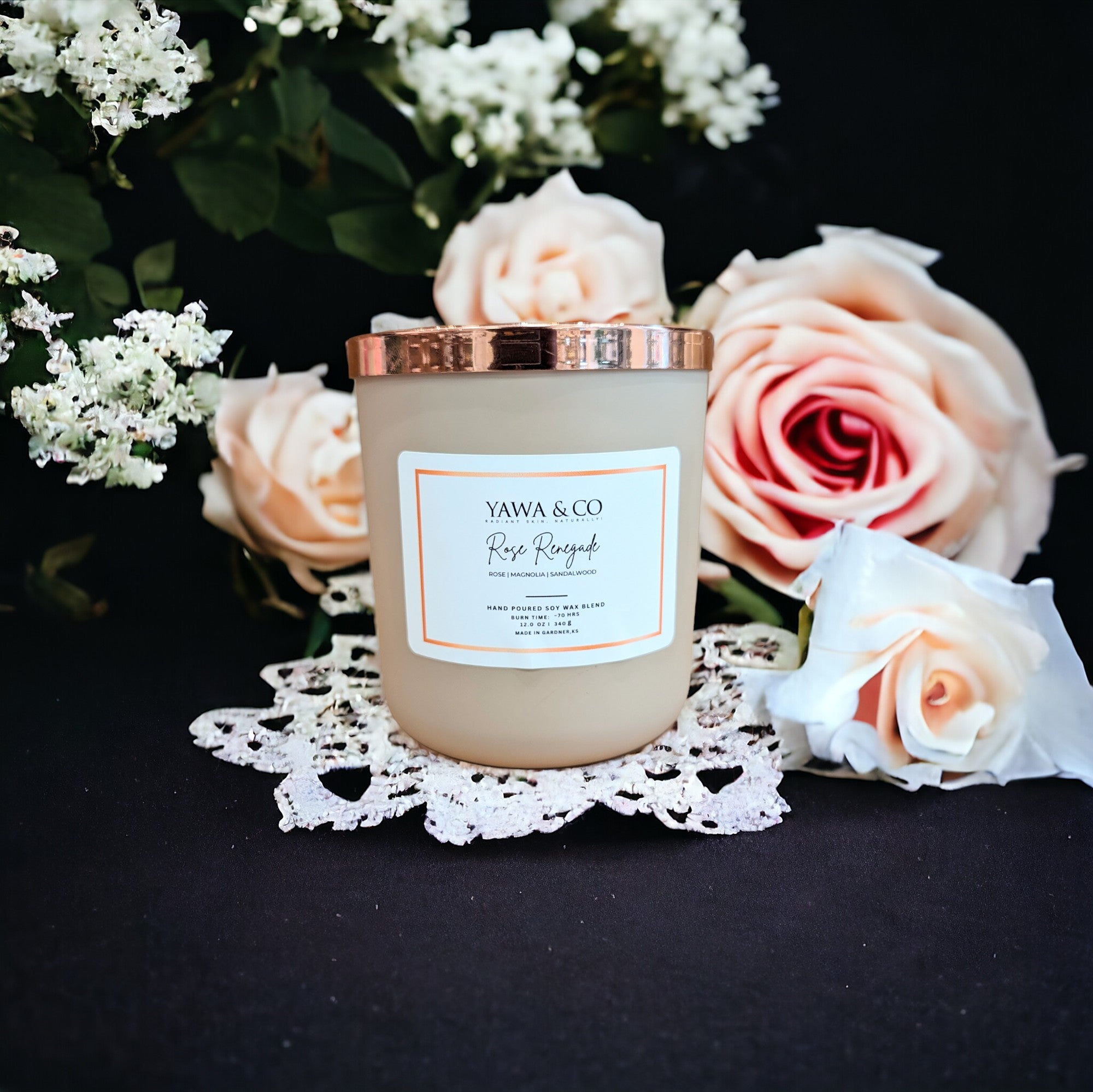 Rose Renegade | Wooden Wick Candle