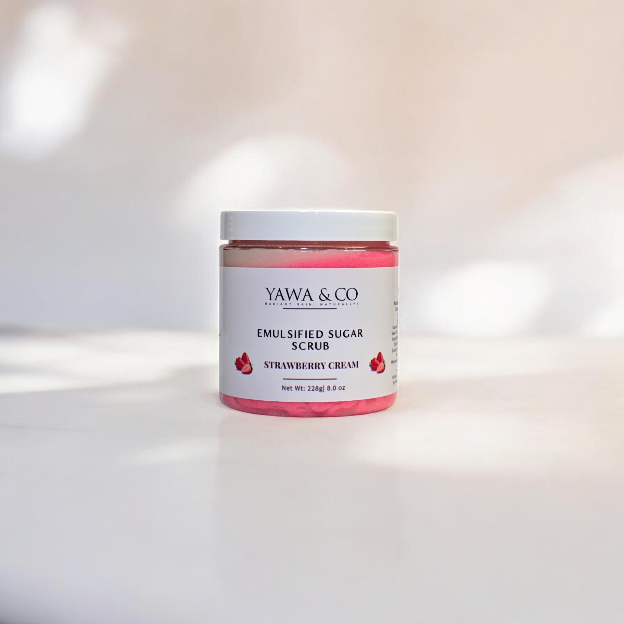 Strawberry cream Sugar Scrub (Strawberries, Vanilla, Whipped Cream)
