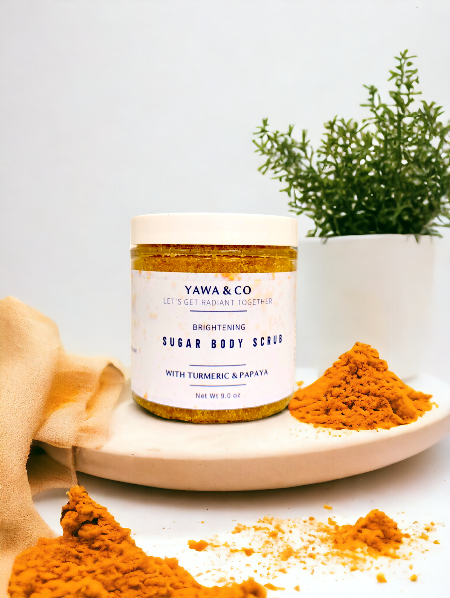 Turmeric & Papaya Sugar Scrub