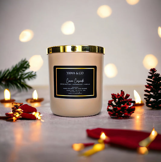 Cocoa Cascade | Wooden Wick Candle
